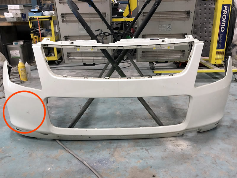 フォグランプ廻り及びフォグランプ移植の一例／Step2