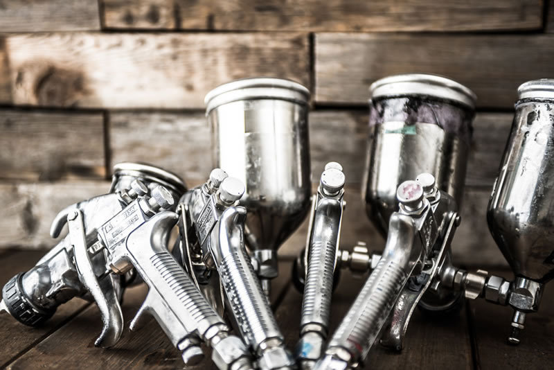 自動車塗装スプレーガン
